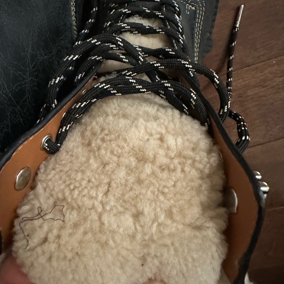 COACH Fur-Lined Leather Boots US 8 - Picture 6 of 12